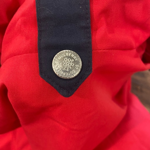 Mulberry Street Unisex Jacket Waterproof Red Zippered Size m - Picture 3 of 3